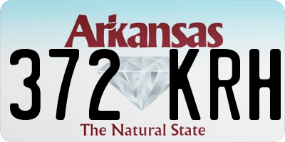 AR license plate 372KRH