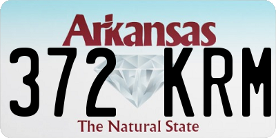 AR license plate 372KRM