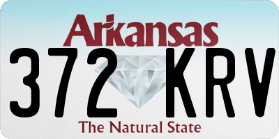 AR license plate 372KRV