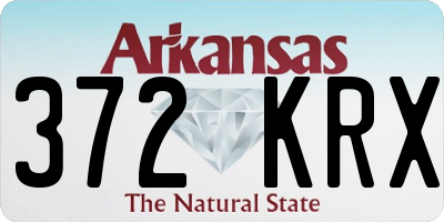 AR license plate 372KRX