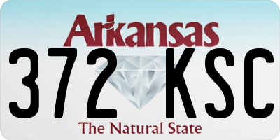 AR license plate 372KSC