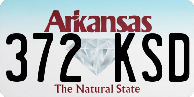 AR license plate 372KSD