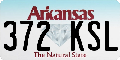 AR license plate 372KSL