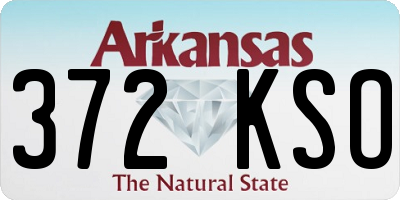 AR license plate 372KSO