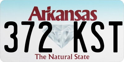 AR license plate 372KST