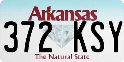 AR license plate 372KSY