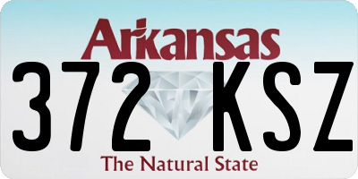 AR license plate 372KSZ