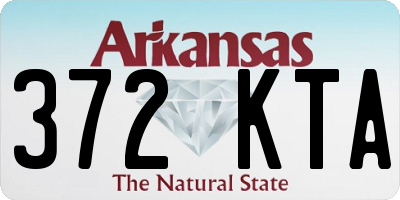 AR license plate 372KTA