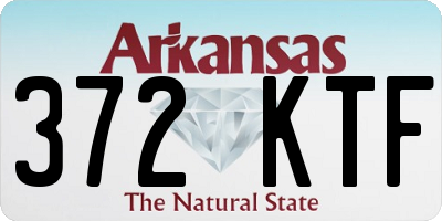 AR license plate 372KTF