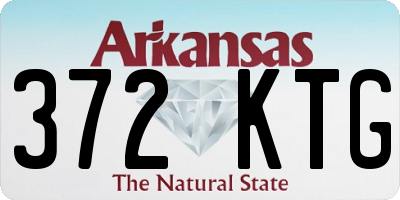 AR license plate 372KTG