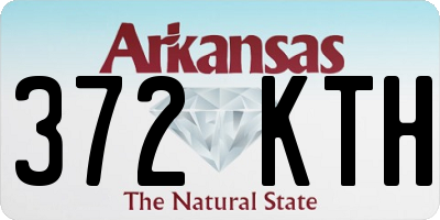 AR license plate 372KTH