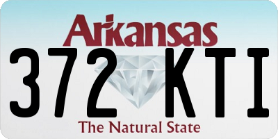 AR license plate 372KTI
