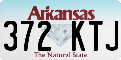 AR license plate 372KTJ