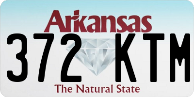 AR license plate 372KTM