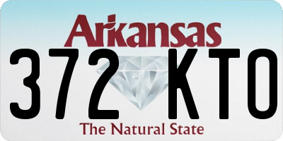 AR license plate 372KTO