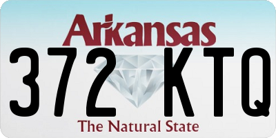AR license plate 372KTQ