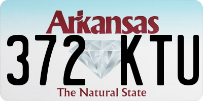 AR license plate 372KTU