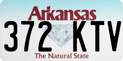 AR license plate 372KTV