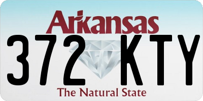 AR license plate 372KTY