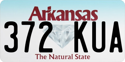 AR license plate 372KUA