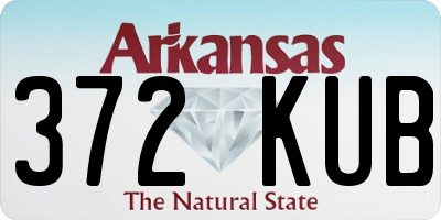AR license plate 372KUB