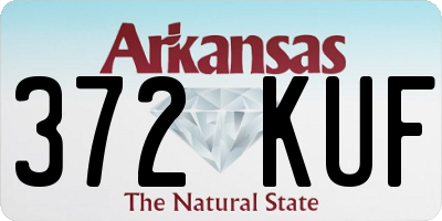 AR license plate 372KUF
