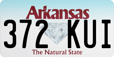 AR license plate 372KUI