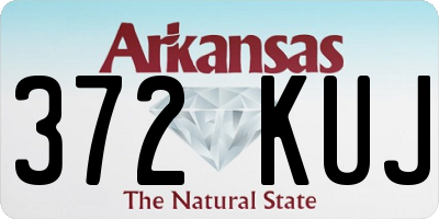 AR license plate 372KUJ