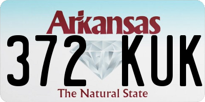 AR license plate 372KUK