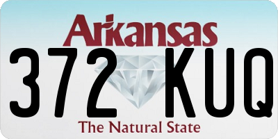 AR license plate 372KUQ
