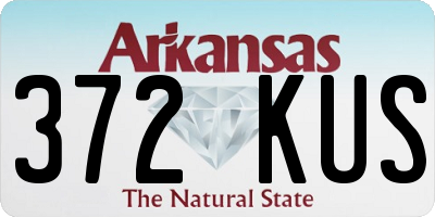 AR license plate 372KUS