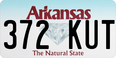 AR license plate 372KUT