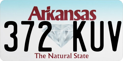 AR license plate 372KUV