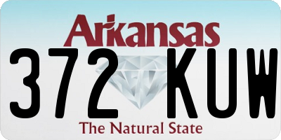 AR license plate 372KUW
