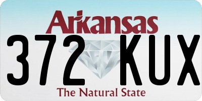 AR license plate 372KUX