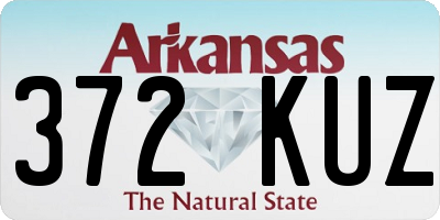 AR license plate 372KUZ
