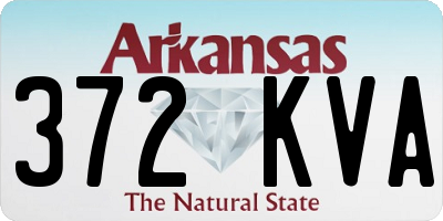 AR license plate 372KVA