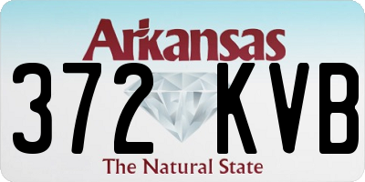 AR license plate 372KVB