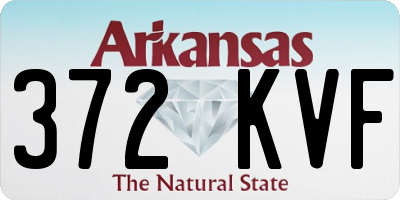 AR license plate 372KVF
