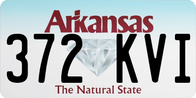 AR license plate 372KVI