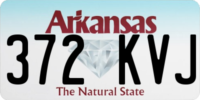 AR license plate 372KVJ