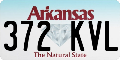 AR license plate 372KVL
