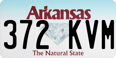 AR license plate 372KVM