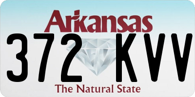 AR license plate 372KVV
