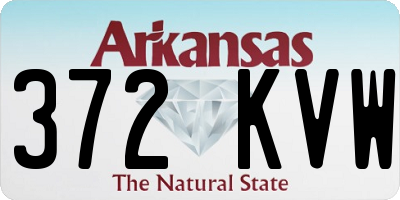 AR license plate 372KVW