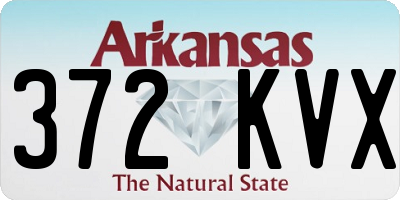 AR license plate 372KVX