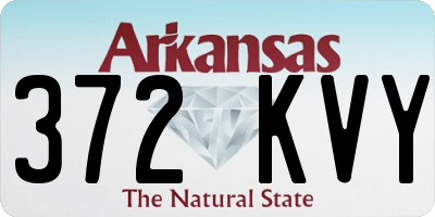 AR license plate 372KVY