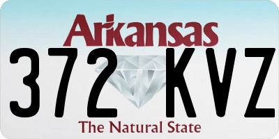 AR license plate 372KVZ