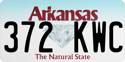 AR license plate 372KWC