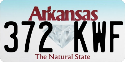 AR license plate 372KWF